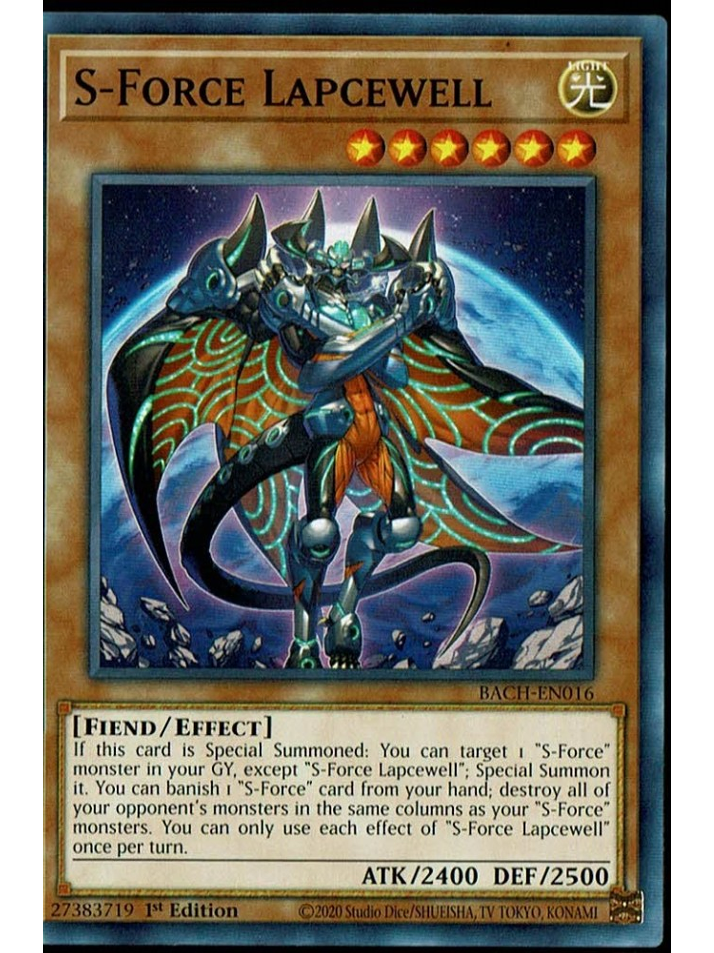 S-Force Lapcewell - BACH-EN016 - Common 1st Edition 1