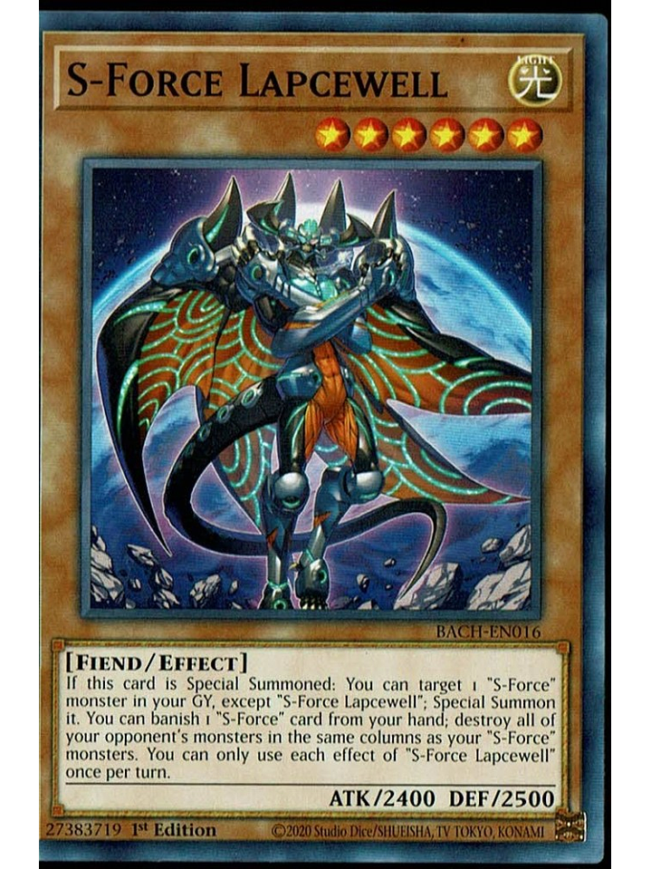 S-Force Lapcewell - BACH-EN016 - Common 1st Edition 1