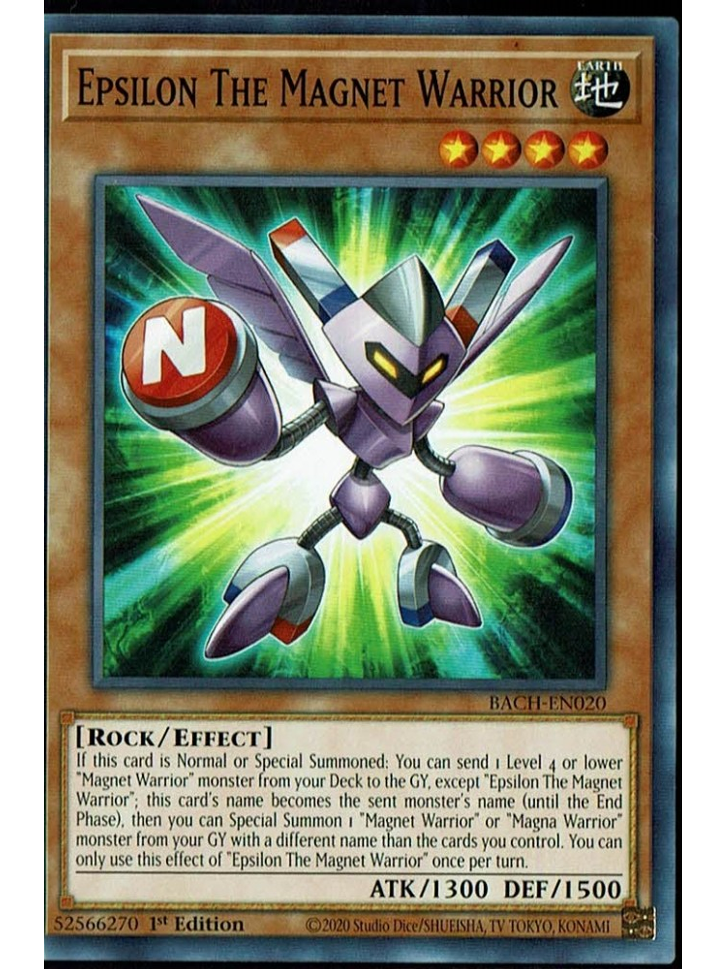 Epsilon The Magnet Warrior - BACH-EN020 - Common 1st Edition 1