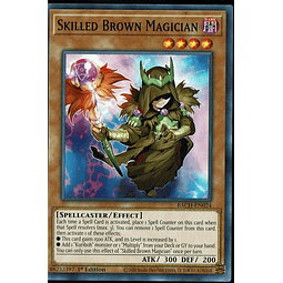 Skilled Brown Magician - BACH-EN024 - Common 1st Edition