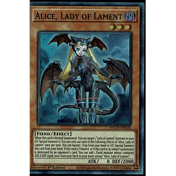 Alice, Lady of Lament - BACH-EN028 - Super Rare 1st Edition