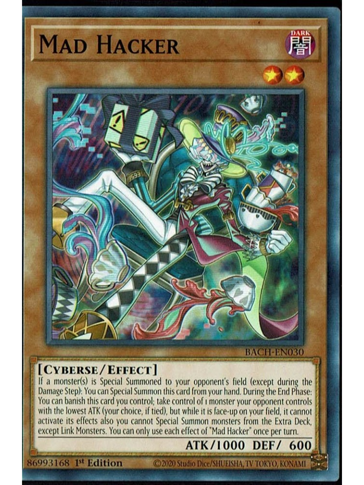 Mad Hacker - BACH-EN030 - Common 1st Edition 1