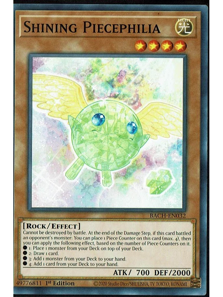 Shining Piecephilia - BACH-EN032 - Common 1st Edition 1