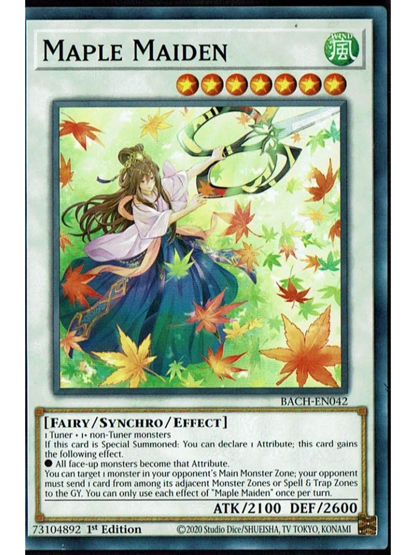 Maple Maiden - BACH-EN042 - Common 1st Edition 1