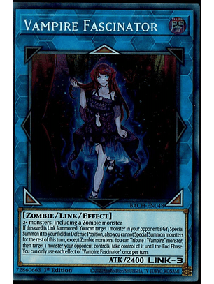 Vampire Fascinator - BACH-EN048 - Super Rare 1st Edition