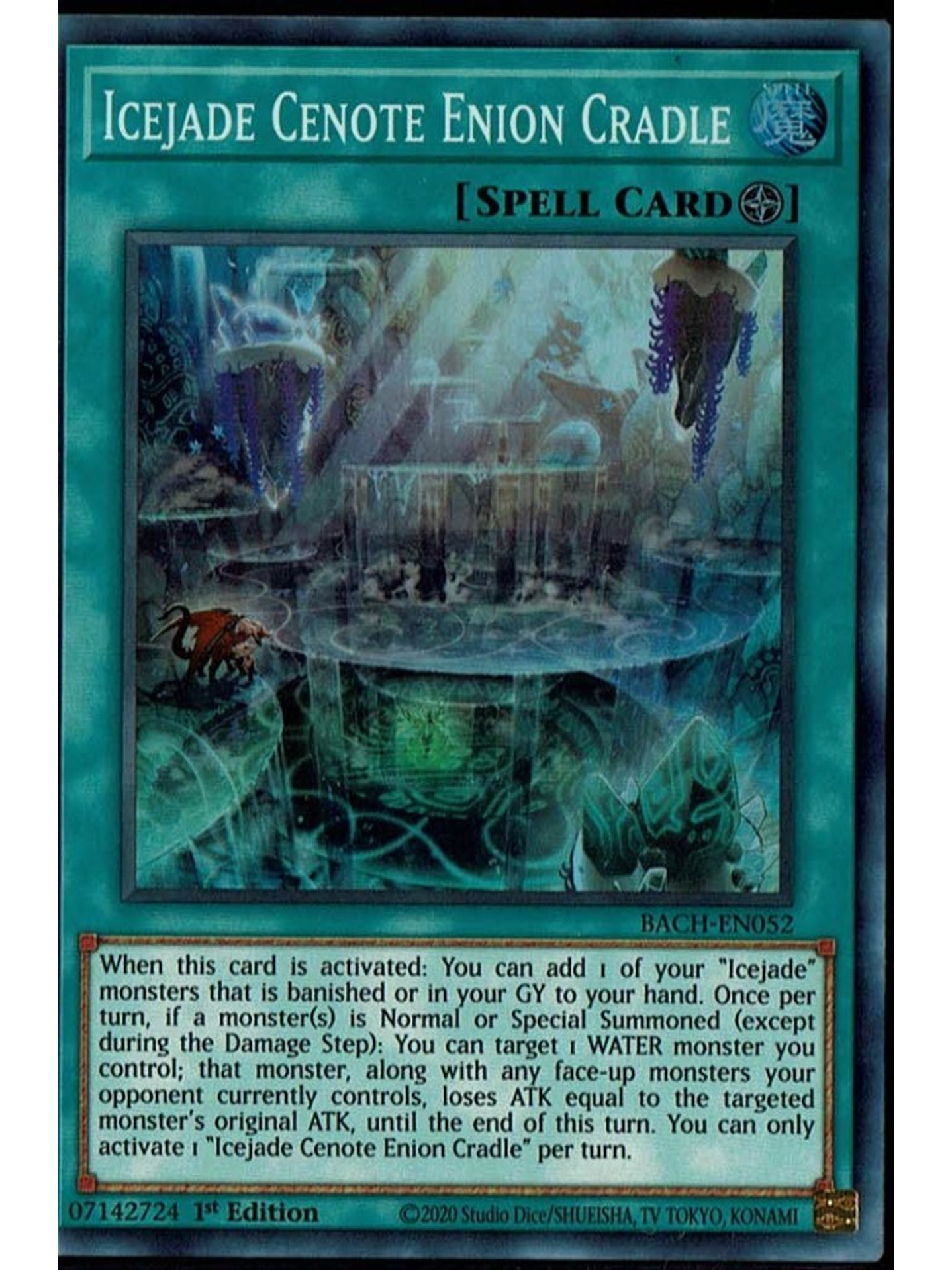 Icejade Cenote Enion Cradle - BACH-EN052 - Super Rare 1st Edition 1