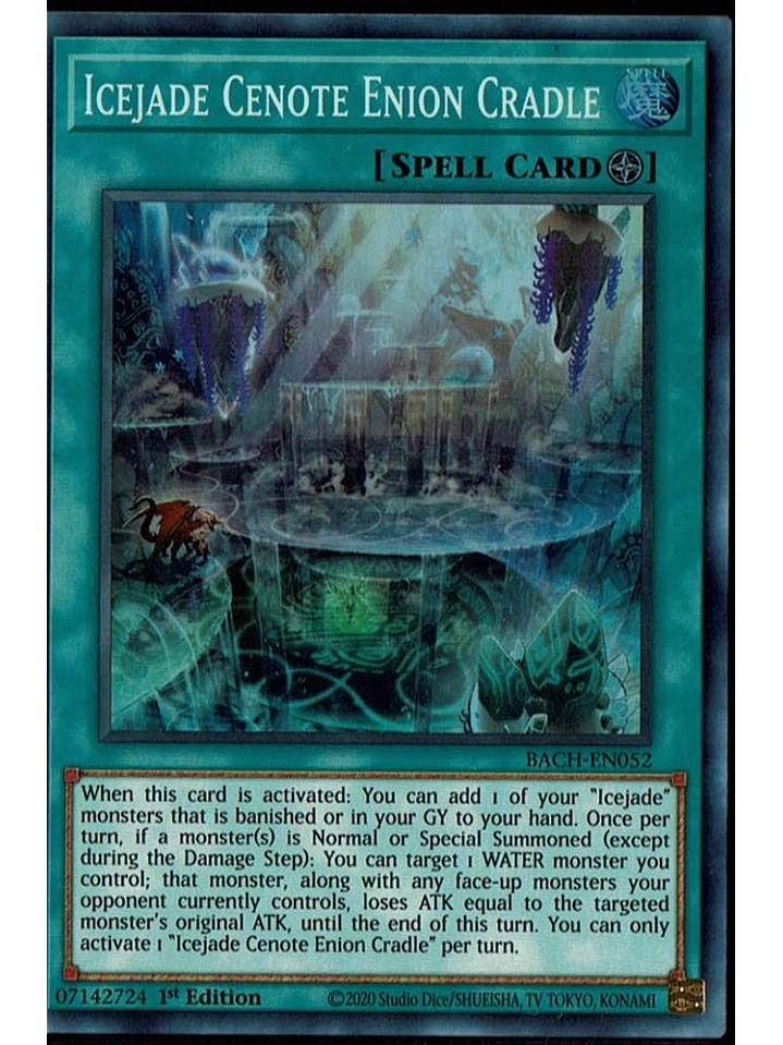 Icejade Cenote Enion Cradle - BACH-EN052 - Super Rare 1st Edition 1