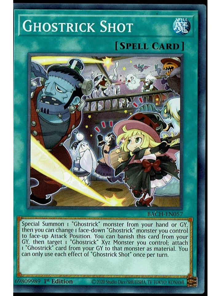 Ghostrick Shot - BACH-EN057 - Common 1st Edition 1