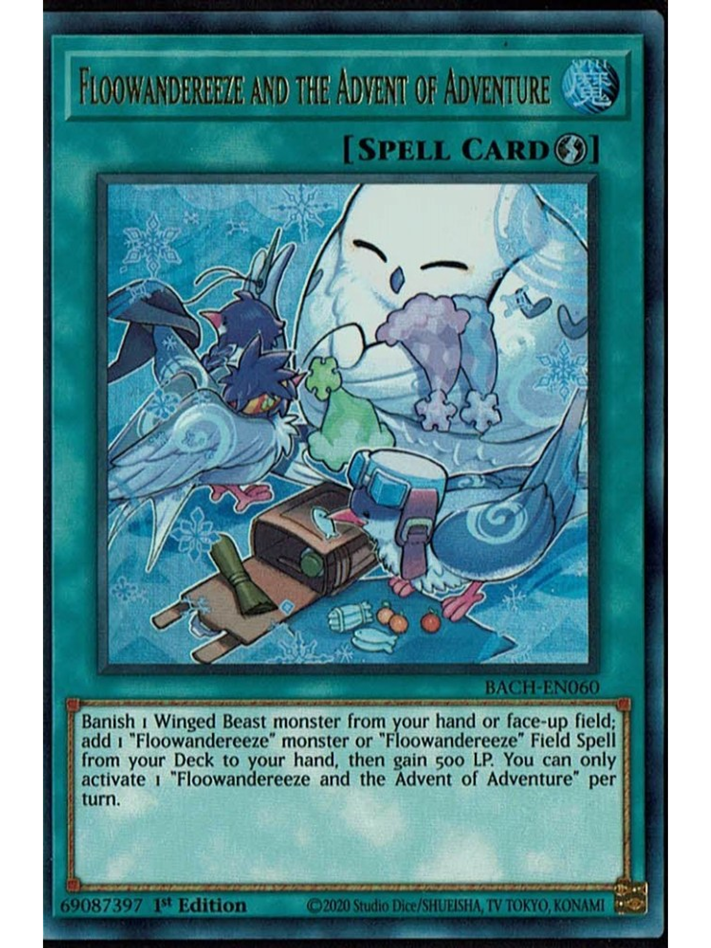 Floowandereeze and the Advent of Adventure - BACH-EN060 - Ultra Rare 1st Edition 1