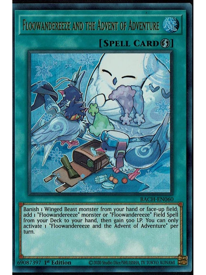 Floowandereeze and the Advent of Adventure - BACH-EN060 - Ultra Rare 1st Edition 1