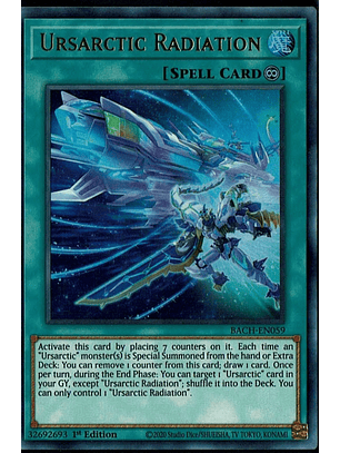 Ursarctic Radiation - BACH-EN059 - Ultra Rare 1st Edition