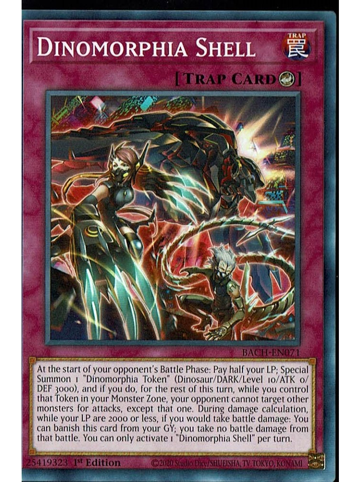 Dinomorphia Shell - BACH-EN071 - Common 1st Edition 1