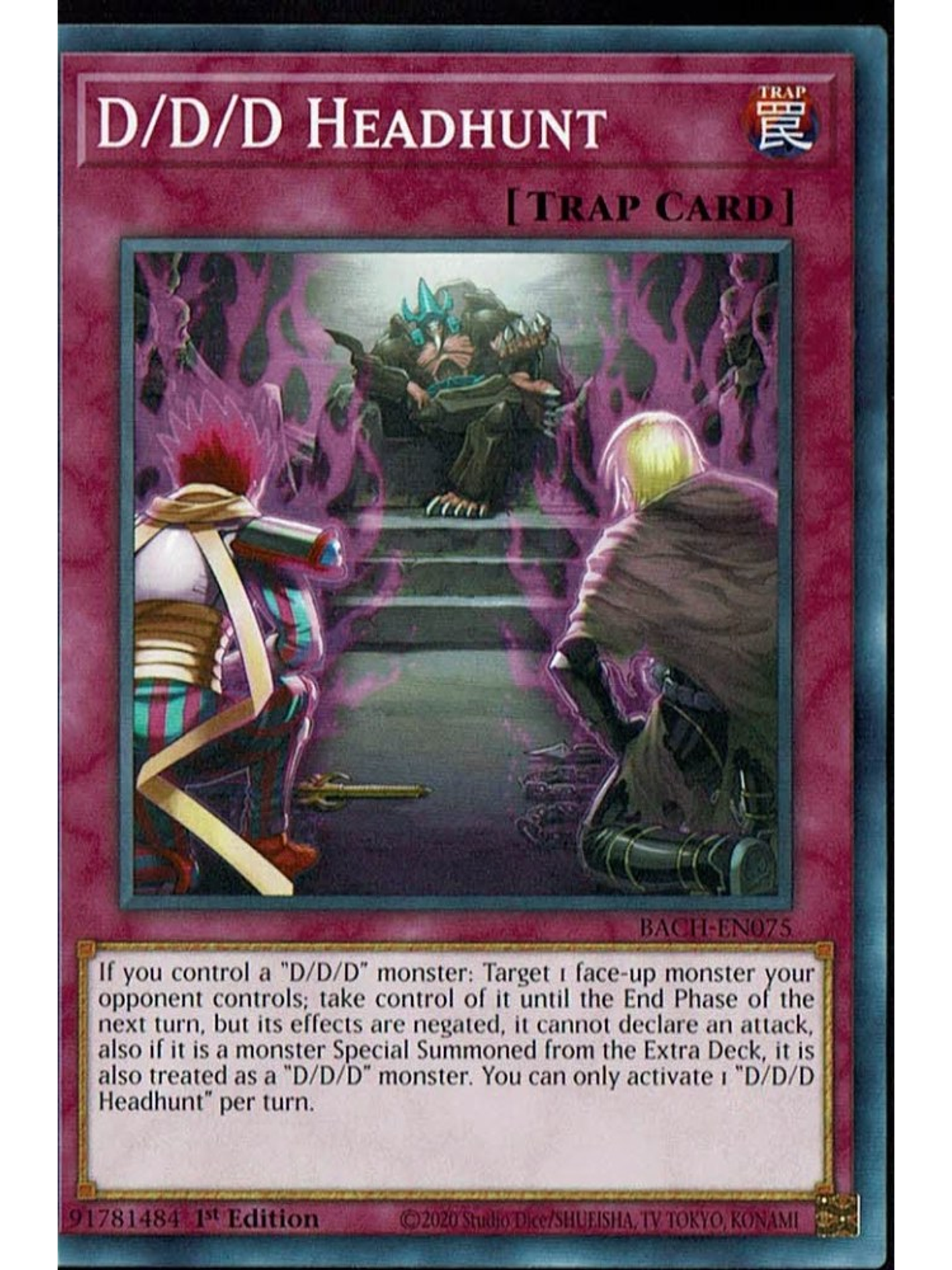 D/D/D Headhunt - BACH-EN075 - Common 1st Edition 1