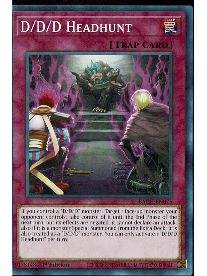 D/D/D Headhunt - BACH-EN075 - Common 1st Edition 1