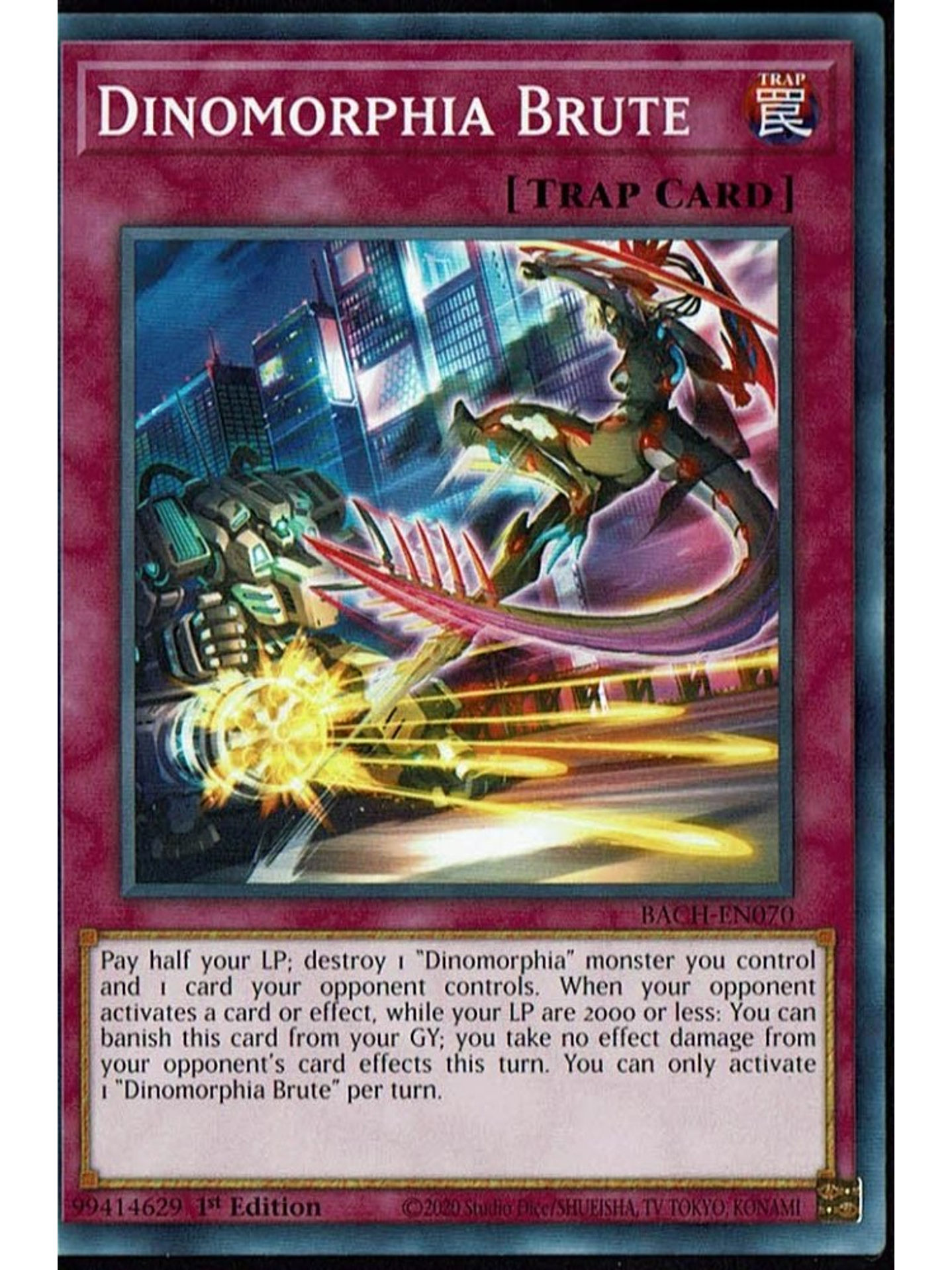 Dinomorphia Brute - BACH-EN070 - Common 1st Edition 1