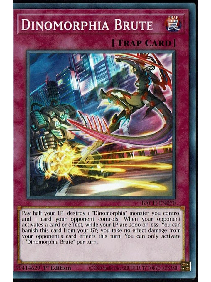 Dinomorphia Brute - BACH-EN070 - Common 1st Edition 1