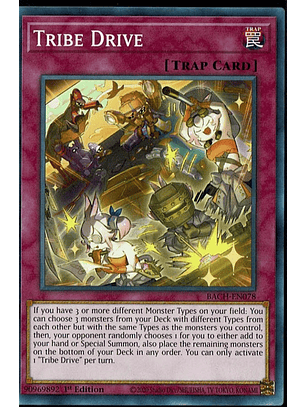 Tribe Drive - BACH-EN078 - Common 1st Edition