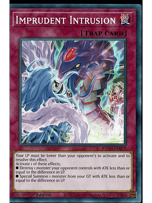 Imprudent Intrusion - BACH-EN079 - Common 1st Edition