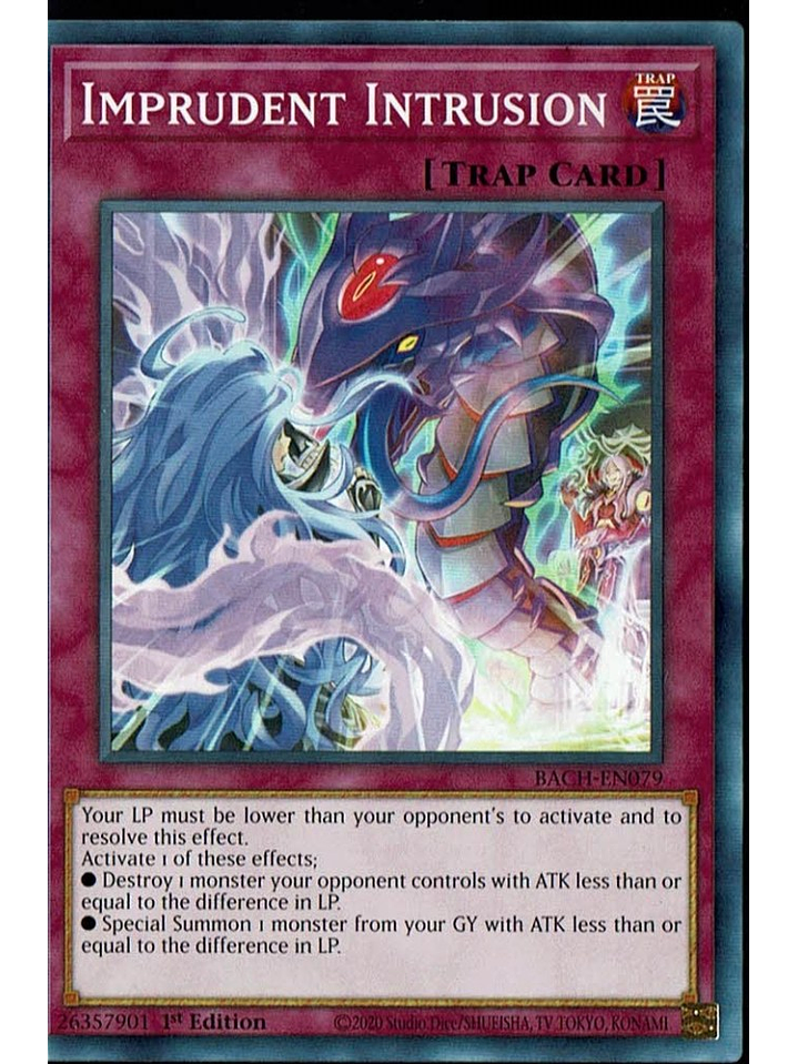 Imprudent Intrusion - BACH-EN079 - Common 1st Edition 1