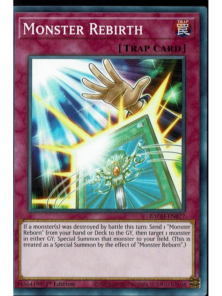 Monster Rebirth - BACH-EN077 - Common 1st Edition 1