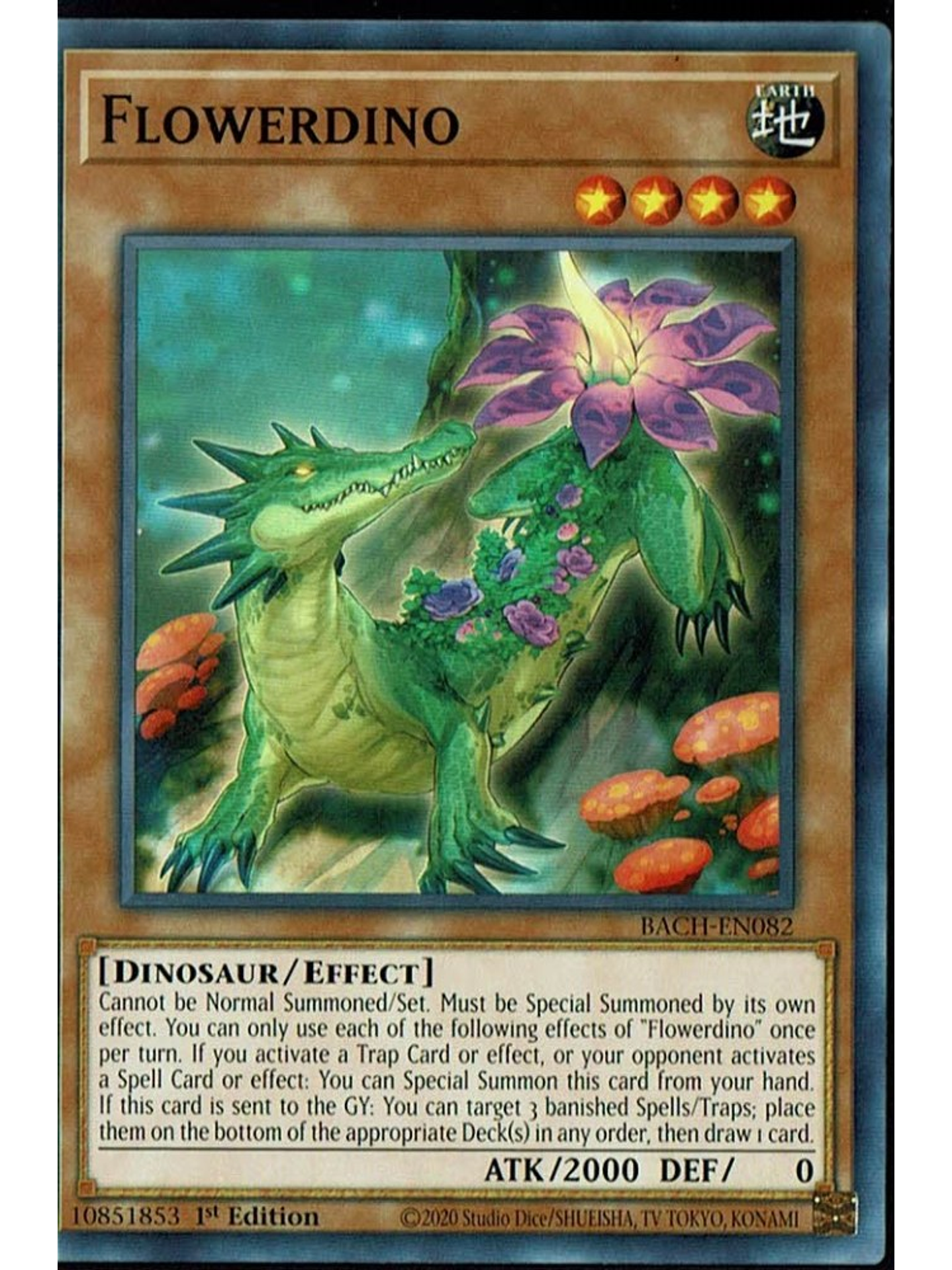 Flowerdino - BACH-EN082 - Common 1st Edition 1