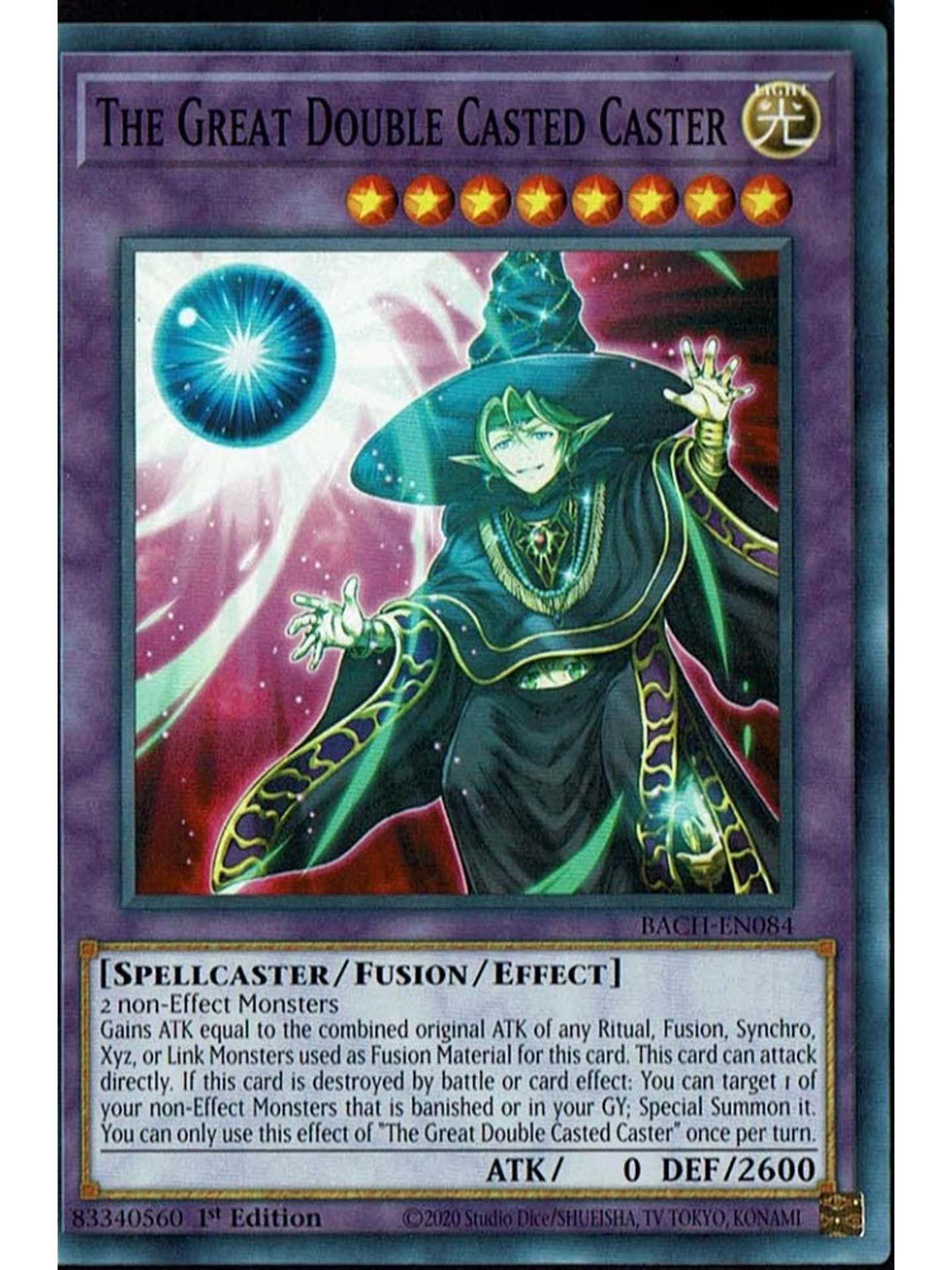 The Great Double Casted Caster - BACH-EN084 - Common 1st Edition 1