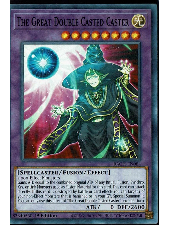 The Great Double Casted Caster - BACH-EN084 - Common 1st Edition 1