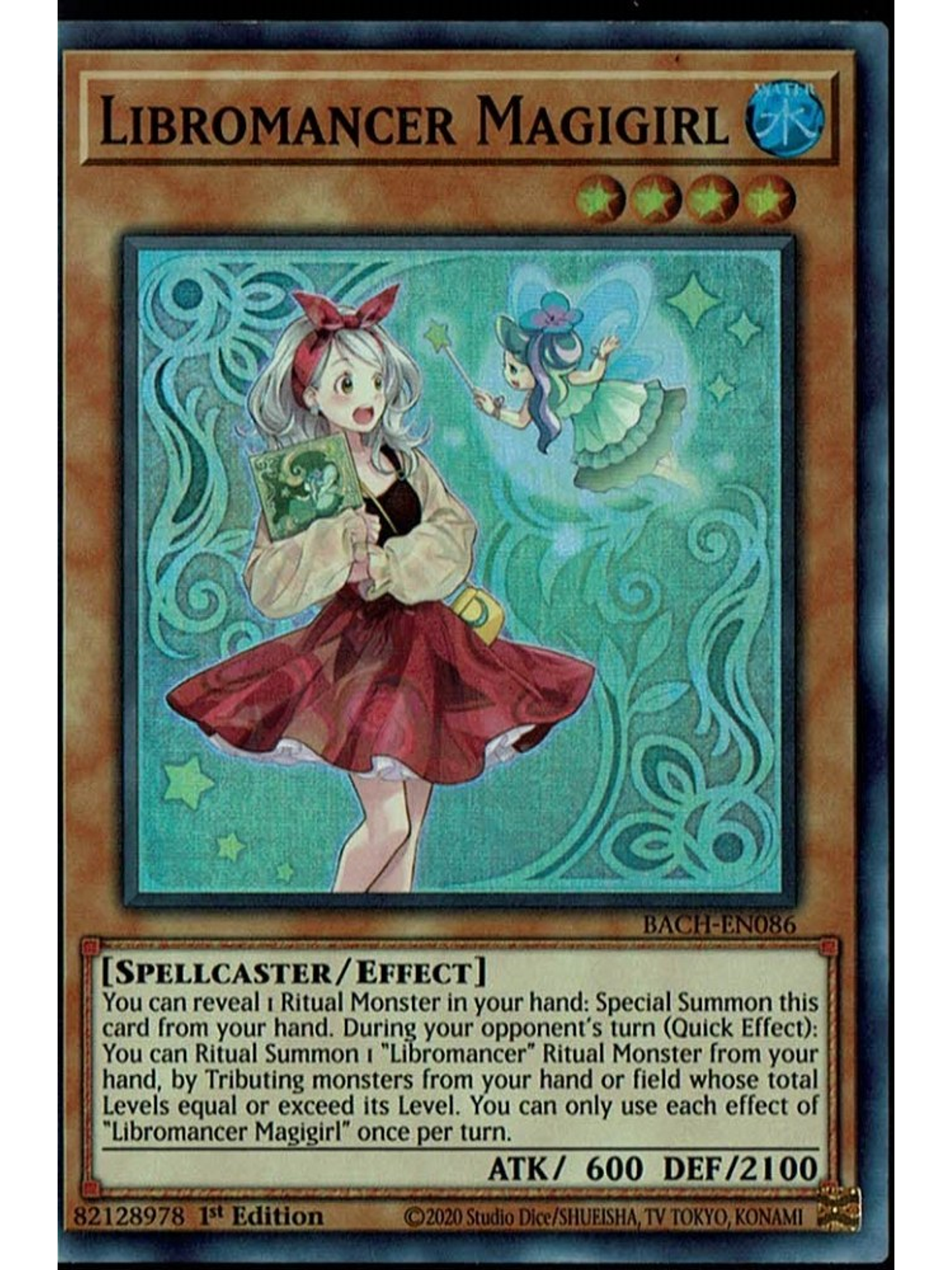 Libromancer Magigirl - BACH-EN086 - Super Rare 1st Edition 1