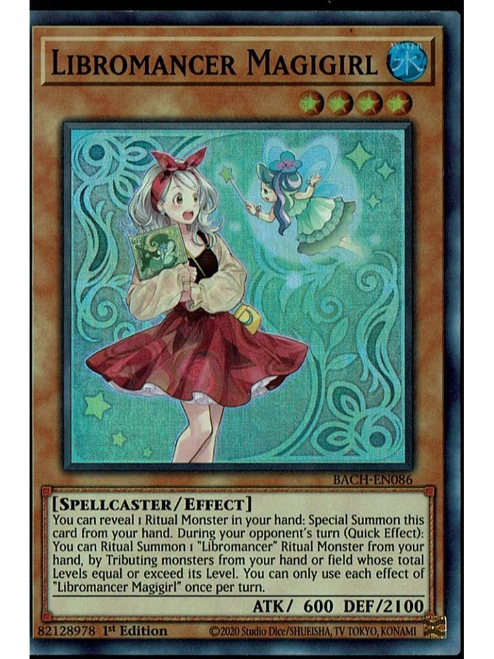 Libromancer Magigirl - BACH-EN086 - Super Rare 1st Edition 1