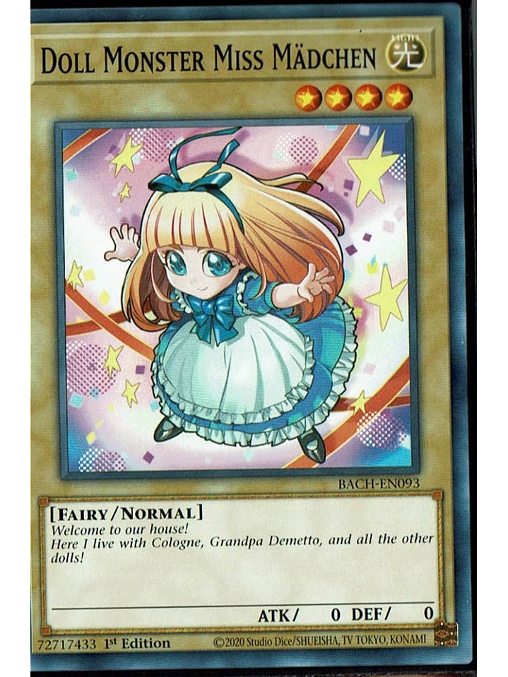 Doll Monster Miss Mädchen - BACH-EN093 - Common 1st Edition 1