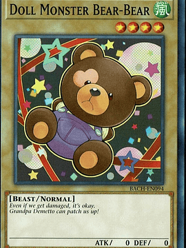 Doll Monster Bear-Bear - BACH-EN094 - Common 1st Edition