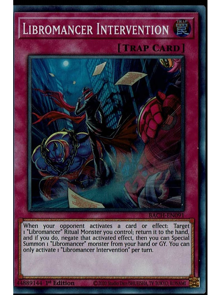 Libromancer Intervention - BACH-EN091 - Super Rare 1st Edition 1