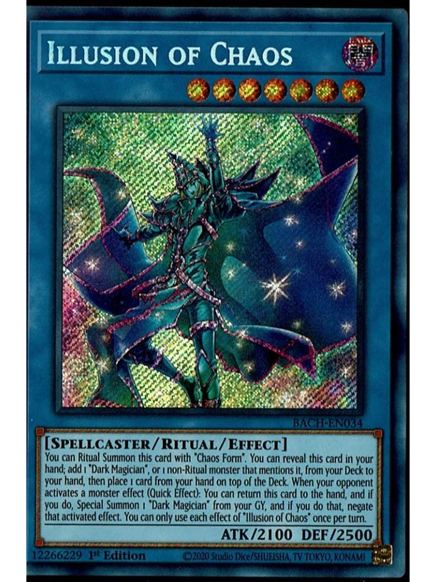 Illusion of Chaos - BACH-EN034 - Starlight Rare 1st Edition 1