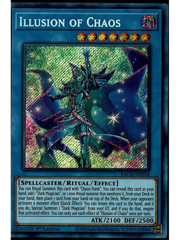 Illusion of Chaos - BACH-EN034 - Starlight Rare 1st Edition 1