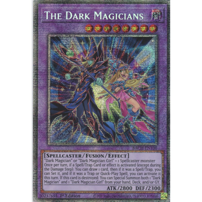 The Dark Magicians - BACH-EN100 - Starlight Rare 1st Edition