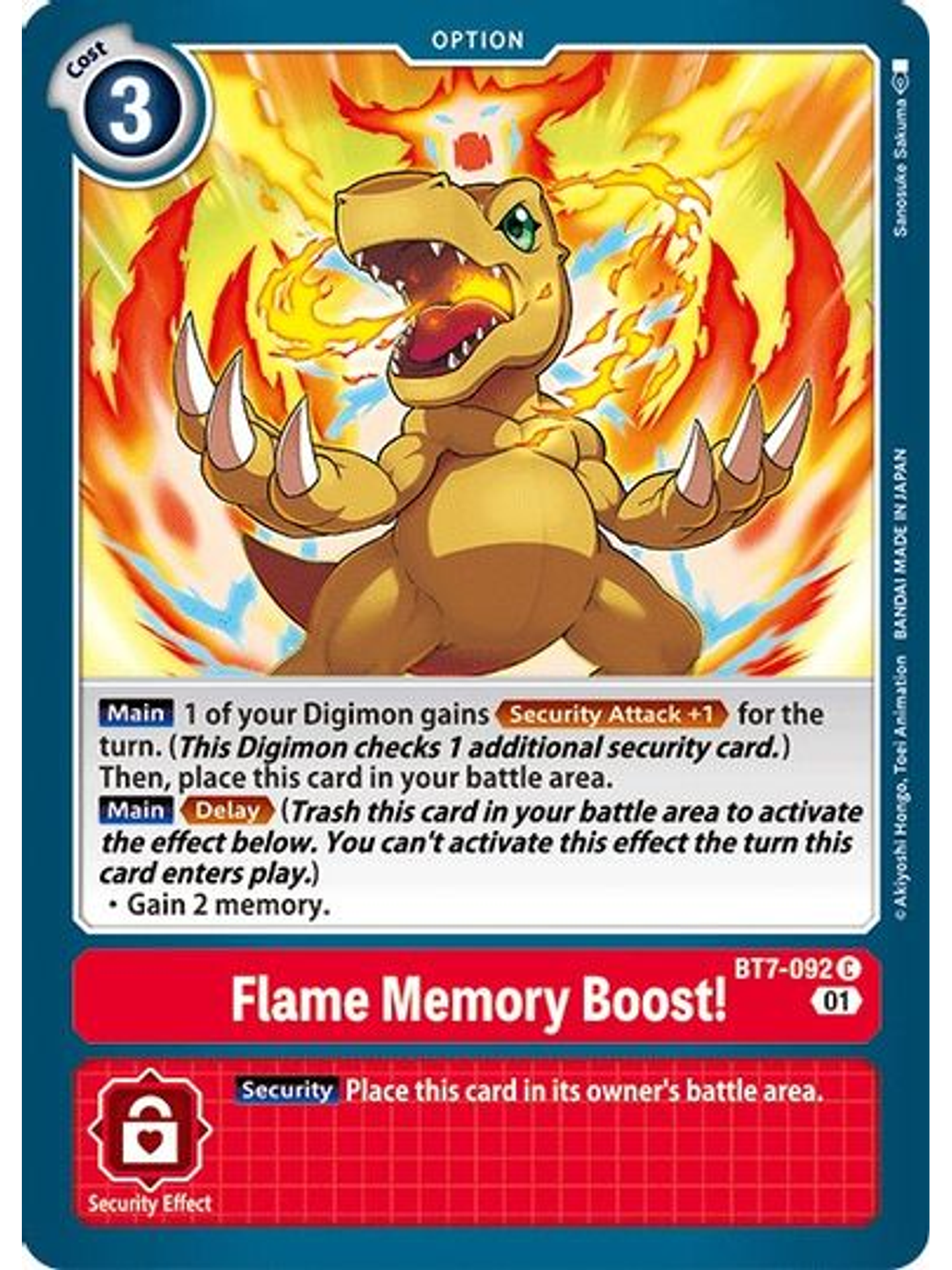 BT7-092 C Flame Memory Boost!  1