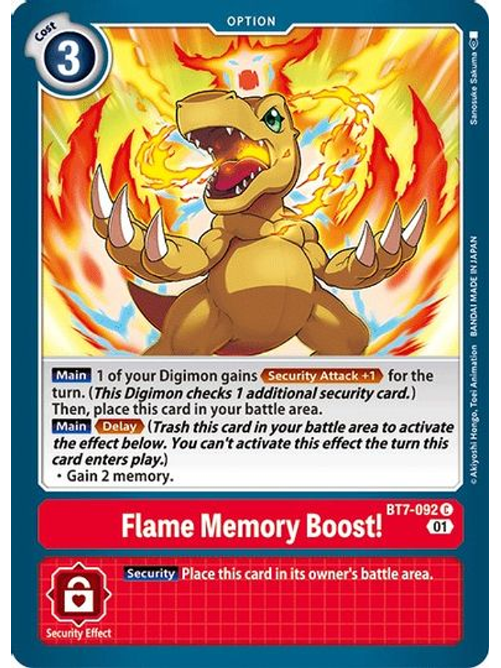 BT7-092 C Flame Memory Boost!  1