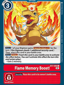 BT7-092 C Flame Memory Boost! 