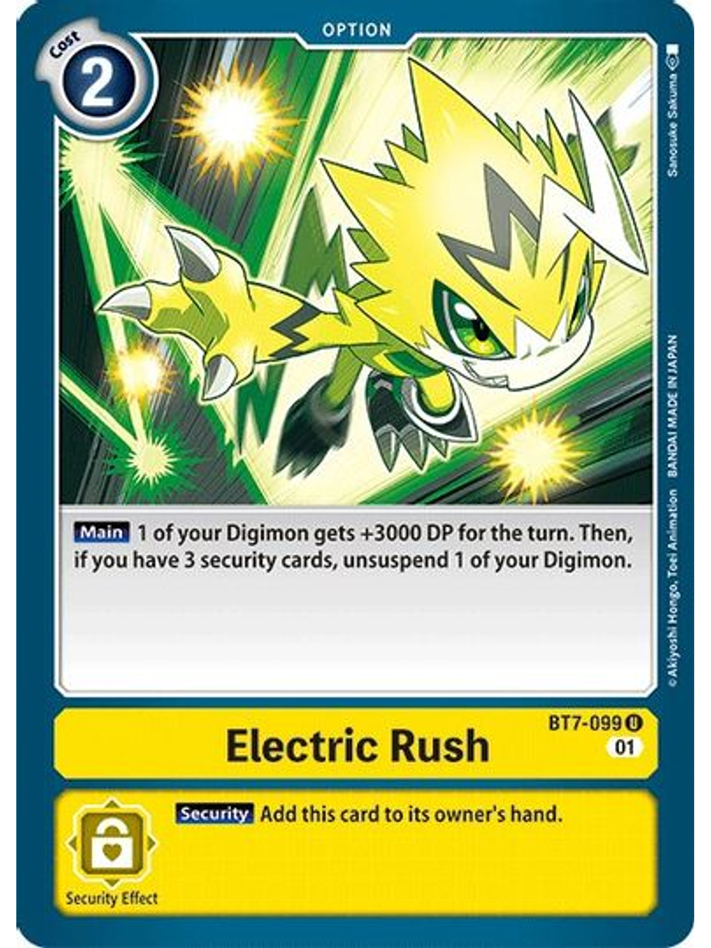 BT7-099 U Electric Rush  1