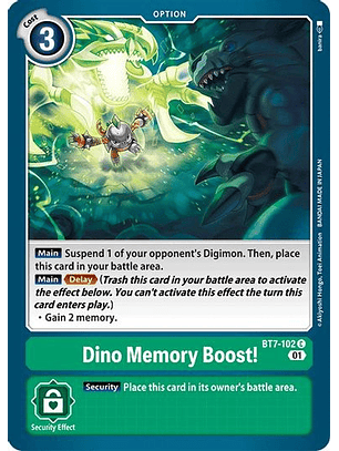 BT7-102 C Dino Memory Boost! 