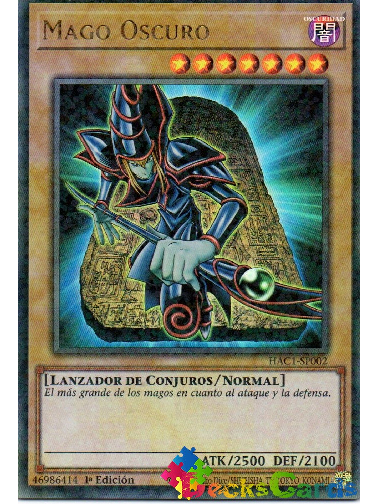 Dark Magician - HAC1-EN002 - Duel Terminal Ultra Parallel Rare 1st Edition 1