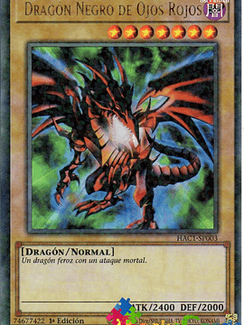 Red-Eyes Black Dragon - HAC1-EN003 - Duel Terminal Ultra Parallel Rare 1st Edition