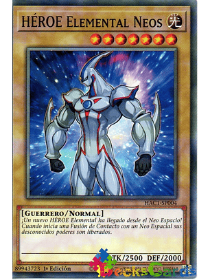 Elemental HERO Neos - HAC1-EN004 - Duel Terminal Normal Parallel Rare 1st Edition