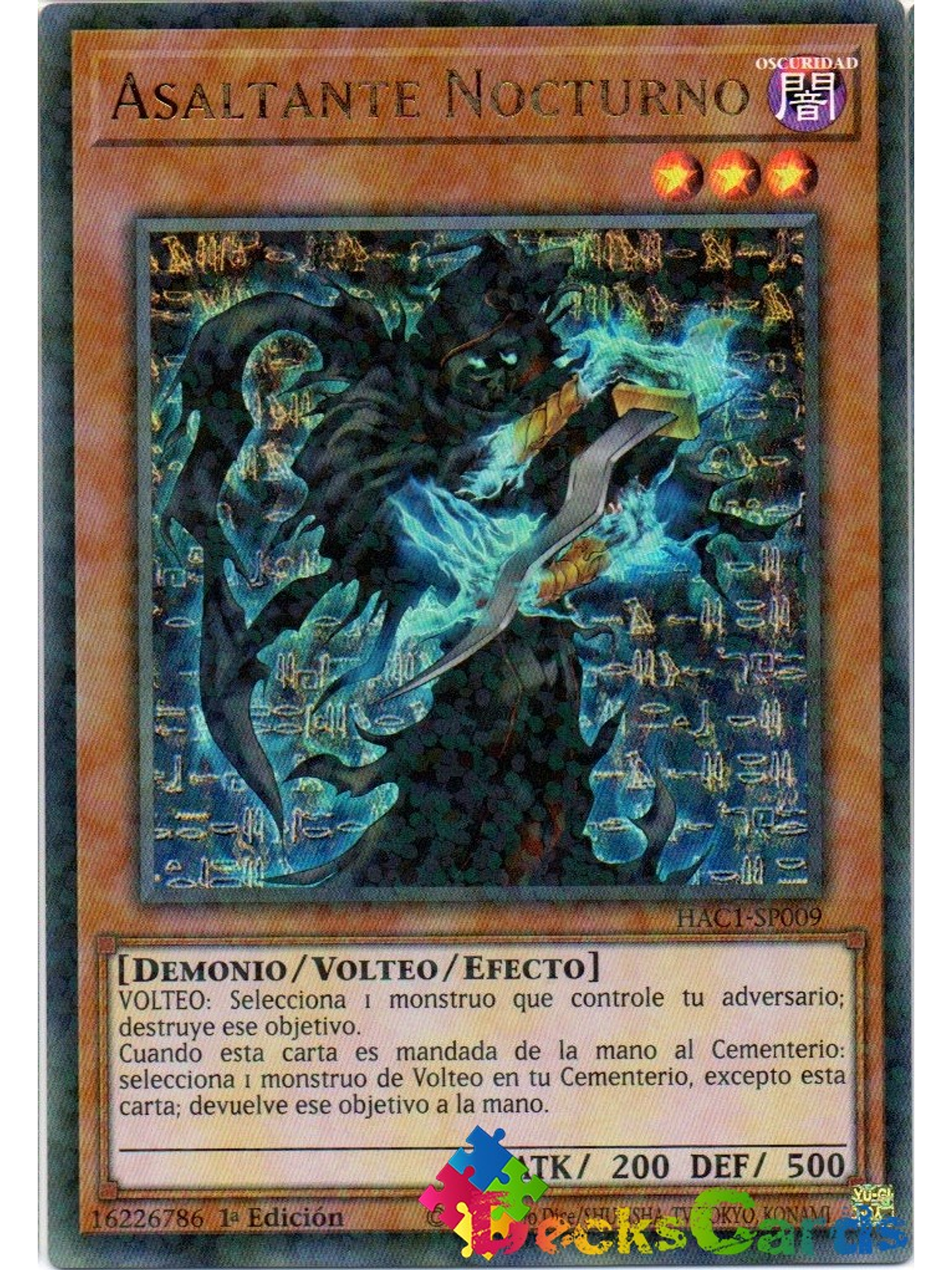 Night Assailant - HAC1-EN009 - Duel Terminal Ultra Parallel Rare 1st Edition 1