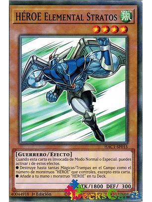 Elemental HERO Stratos - HAC1-EN015 - Common 1st Edition