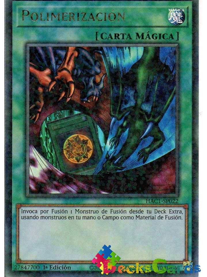 Polymerization - HAC1-EN022 - Duel Terminal Ultra Parallel Rare 1st Edition 1