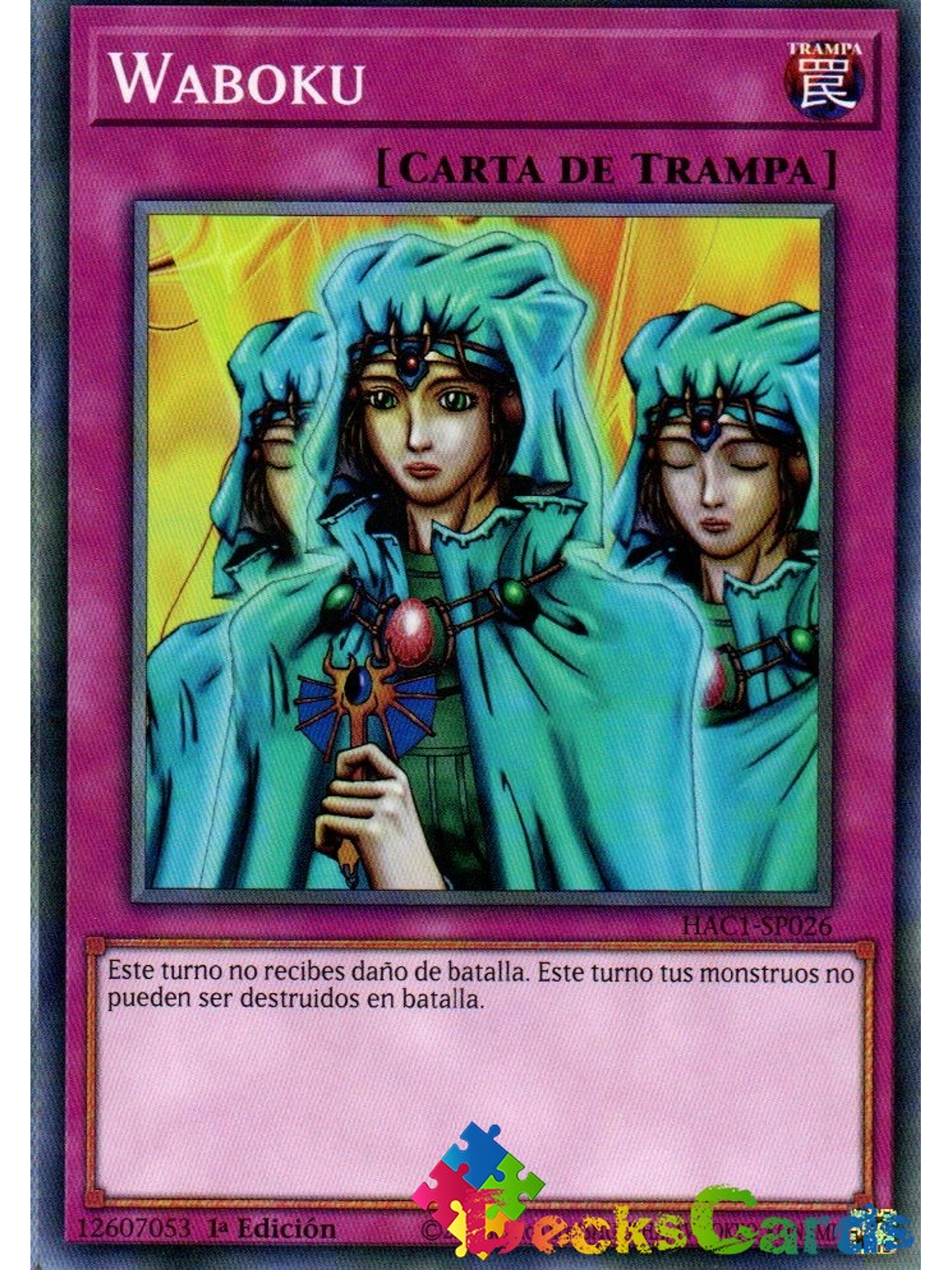 Waboku - HAC1-EN026 - Duel Terminal Normal Parallel Rare 1st Edition 1