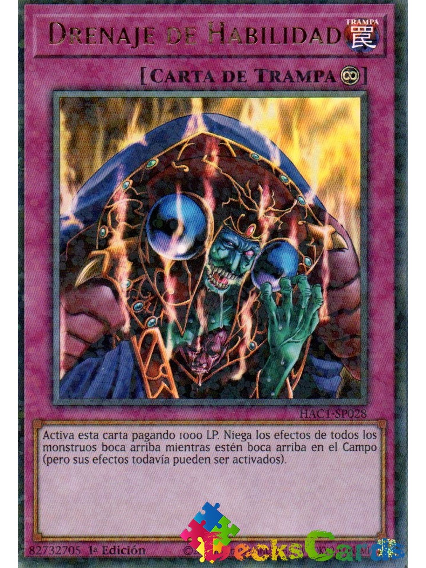 Skill Drain - HAC1-EN028 - Duel Terminal Ultra Parallel Rare 1st Edition 1