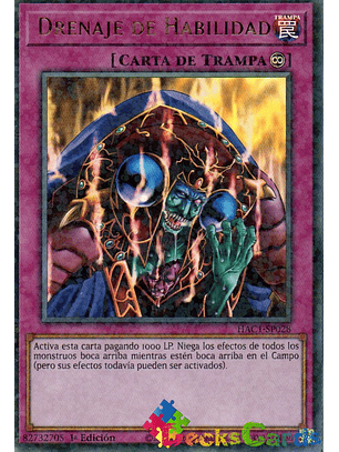 Skill Drain - HAC1-EN028 - Duel Terminal Ultra Parallel Rare 1st Edition