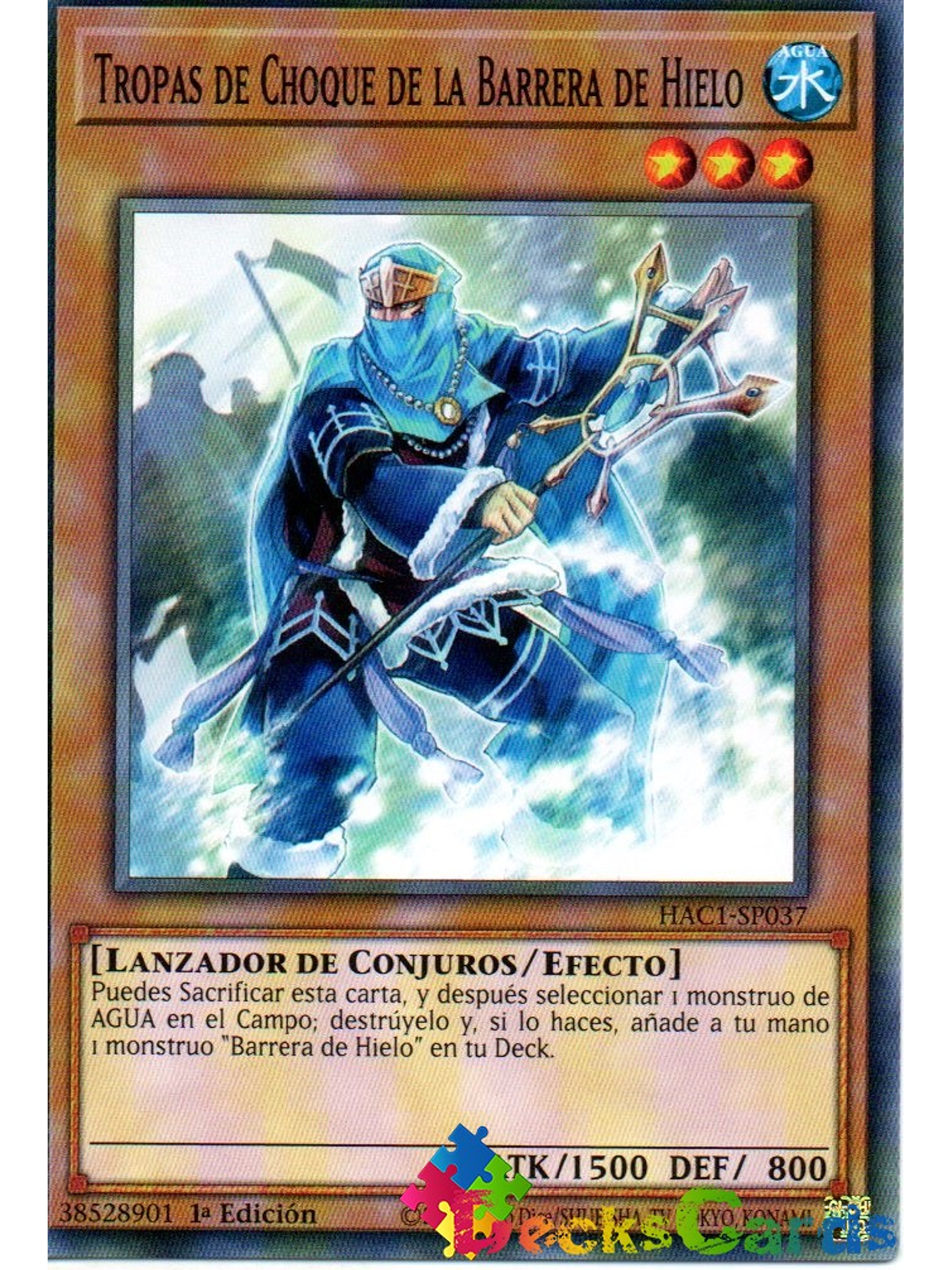 Shock Troops of the Ice Barrier - HAC1-EN037 - Common 1st Edition 1